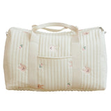 New Embroidered Mom Bag Storage Bag Large Capacity Mommy Travel Bag Fashion Multi-functional Handbag Lightweight Diagonal MU Group