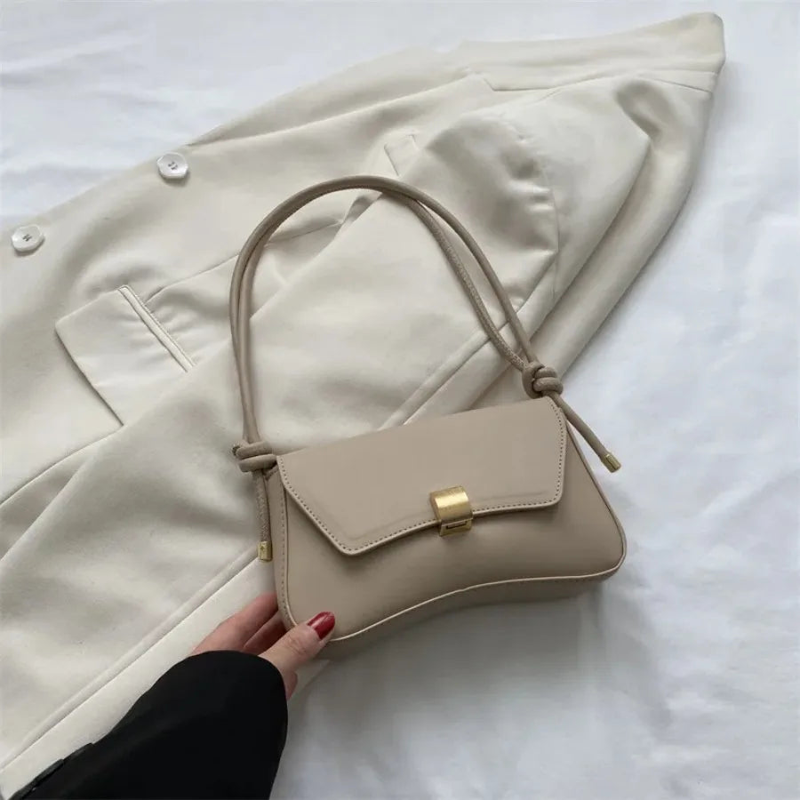 New fashion senior sense of shoulder bag temperament retro underarm bag oceanic girl generous shoulder crossbody female bags MU Group