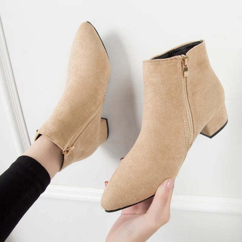 Winter Shoes Women Boots Fashion Waterproof Booties Plus Size Comfortable Soft Bottom Female Platform Shoes Black Botas De Mujer MU Group