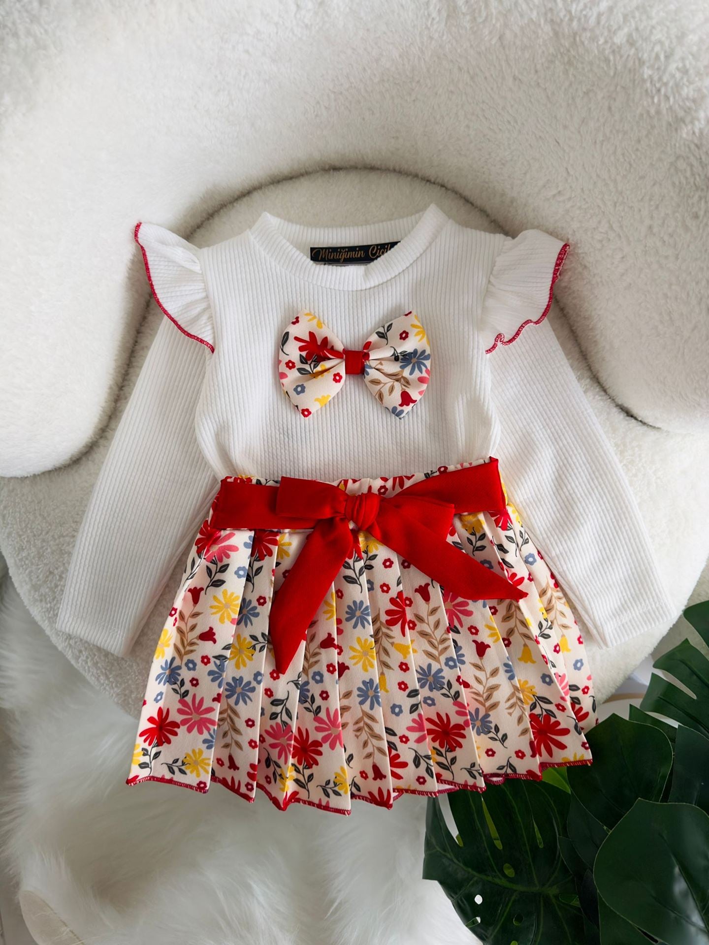 Girls' casual children set - 4 pieces - Justyol