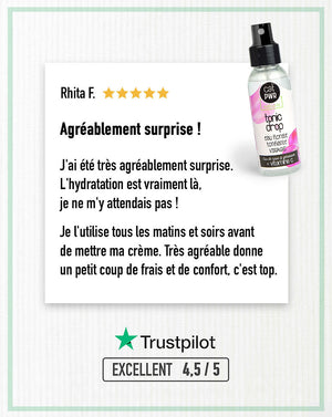 TONIC DROP Brume Visage Tonifiante à l'eau de Rose & Vitamine C | UrbanK URBANK