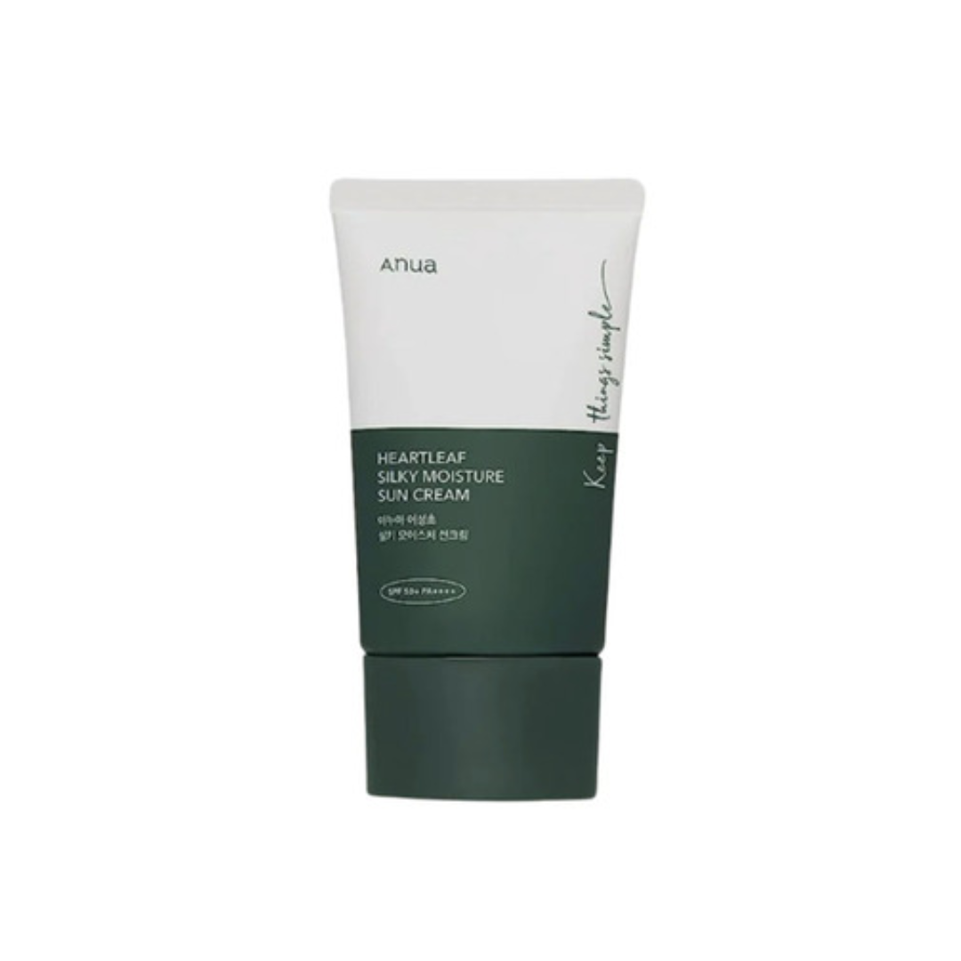 ANUA HEARTLEAF SILKY MOISTURE SUNCREAM 50ML_GLB