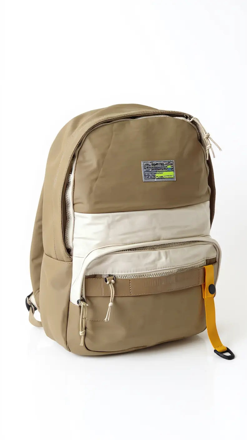 Sac à dos scolaire simple aux couleurs combinées, usage polyvalent Pour Elle