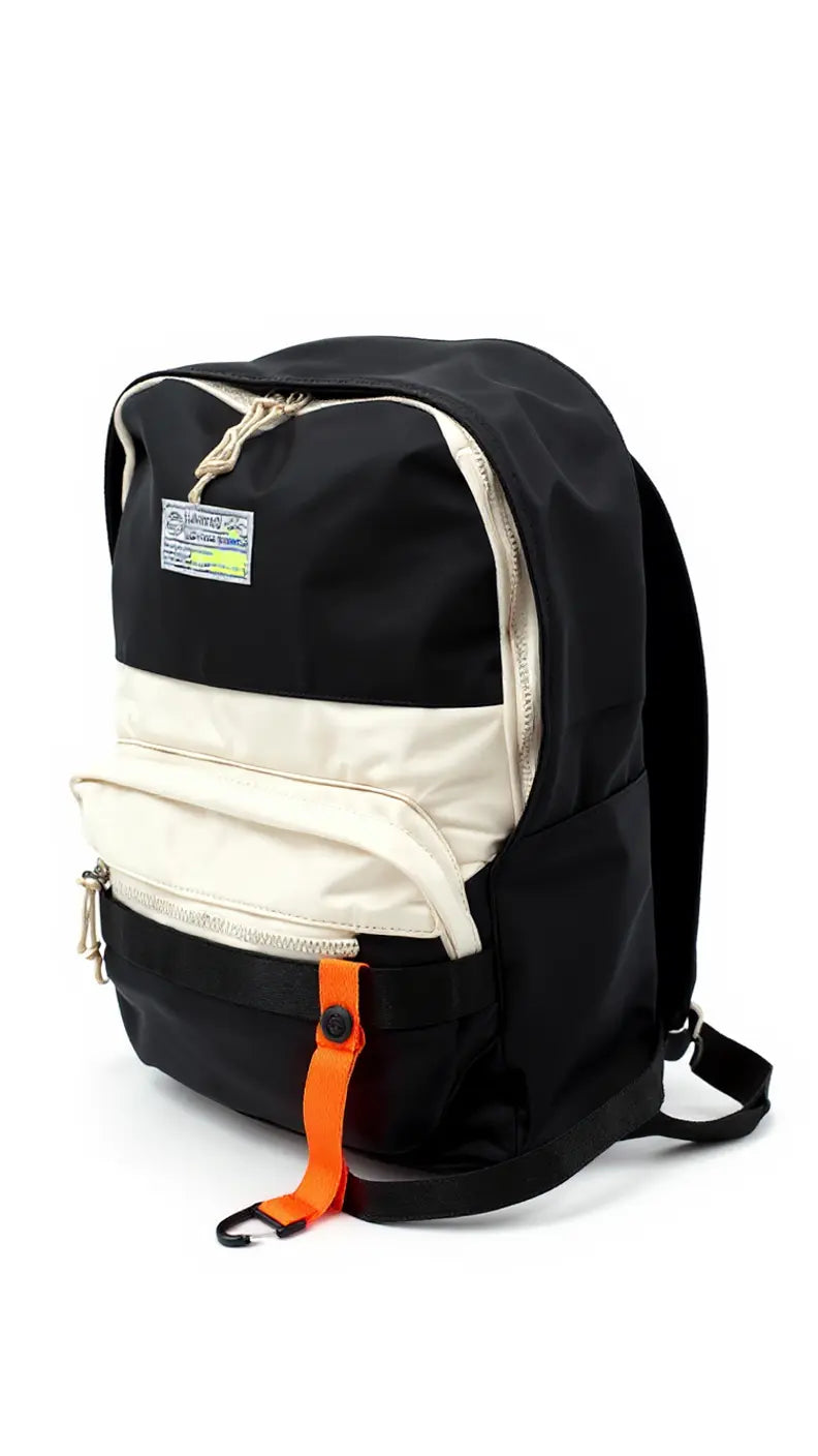 Sac à dos scolaire simple aux couleurs combinées, usage polyvalent Pour Elle