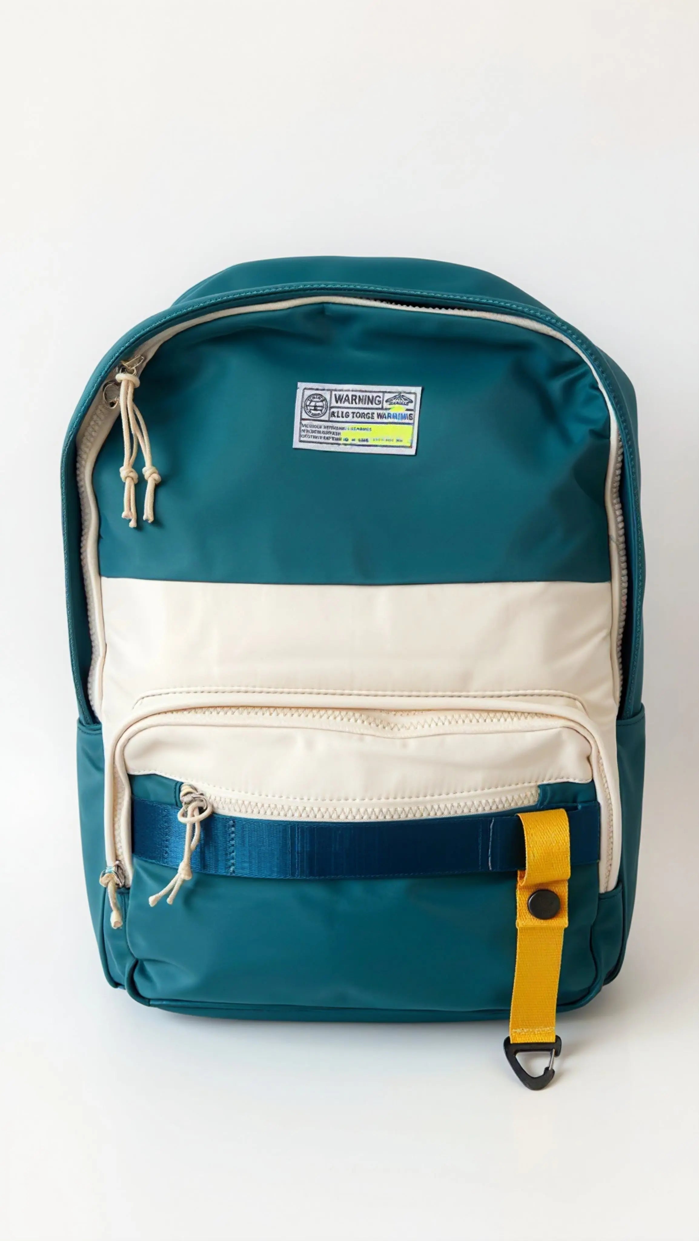 Sac à dos scolaire simple aux couleurs combinées, usage polyvalent Pour Elle