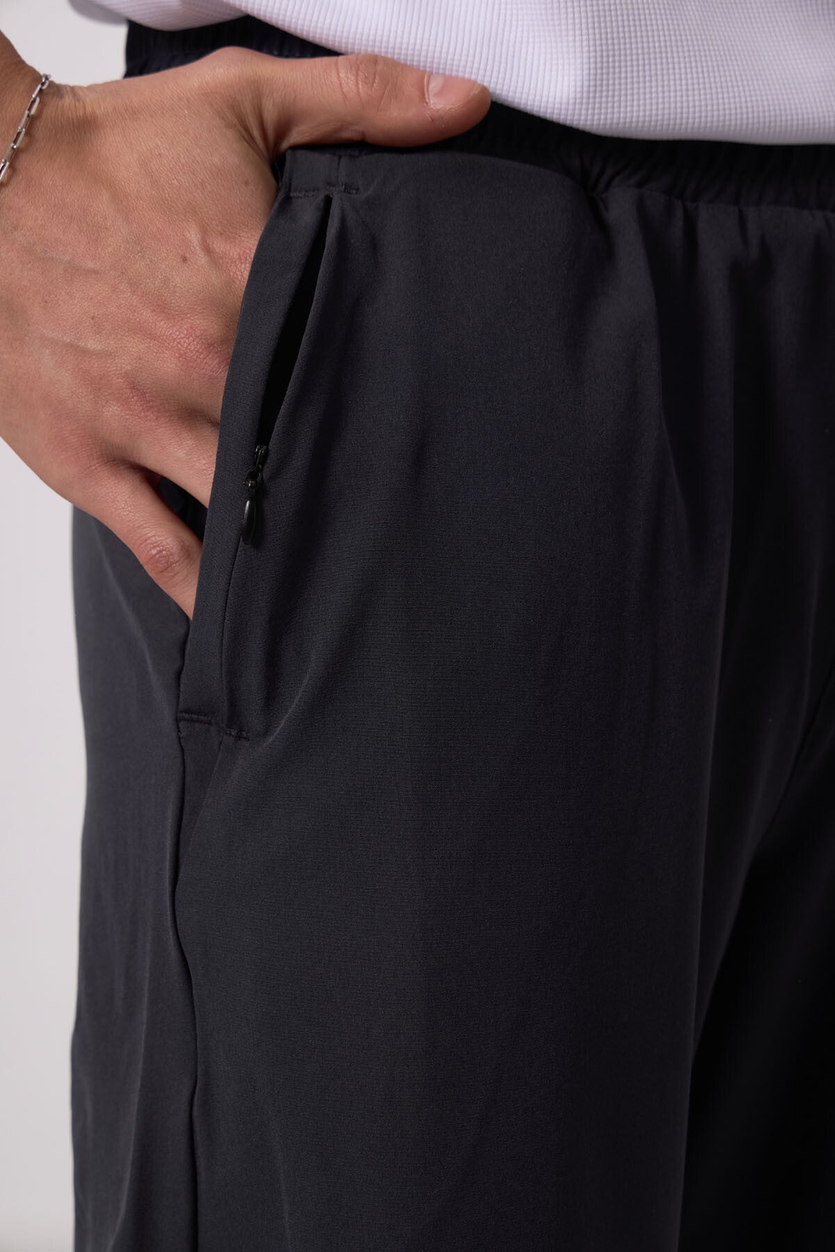 polyester ince yumuşak standart fit erkek taytli şort - 81287 - Justyol