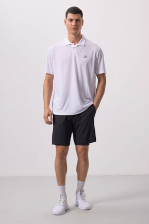 polyester ince yumuşak standart fit erkek taytli şort - 81287 - Justyol