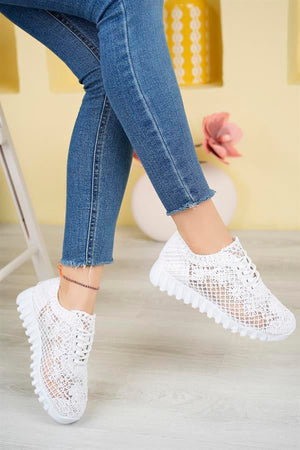 aymood örgü desenli sneakers - Justyol