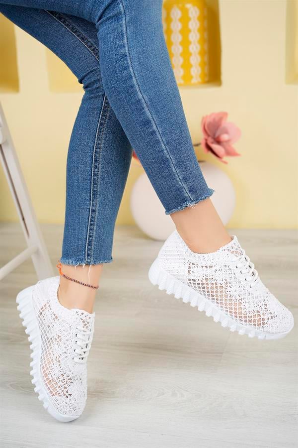 aymood örgü desenli sneakers - Justyol
