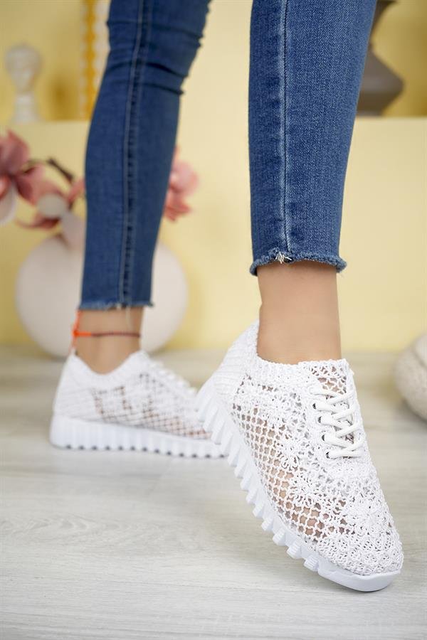 aymood örgü desenli sneakers - Justyol