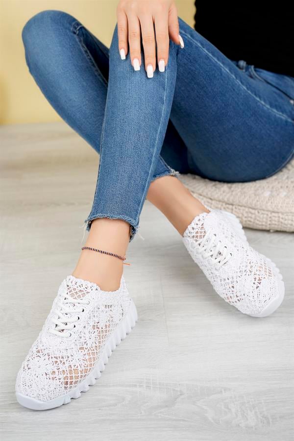 aymood örgü desenli sneakers - Justyol