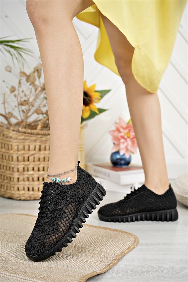 aymood örgü desenli sneakers - Justyol