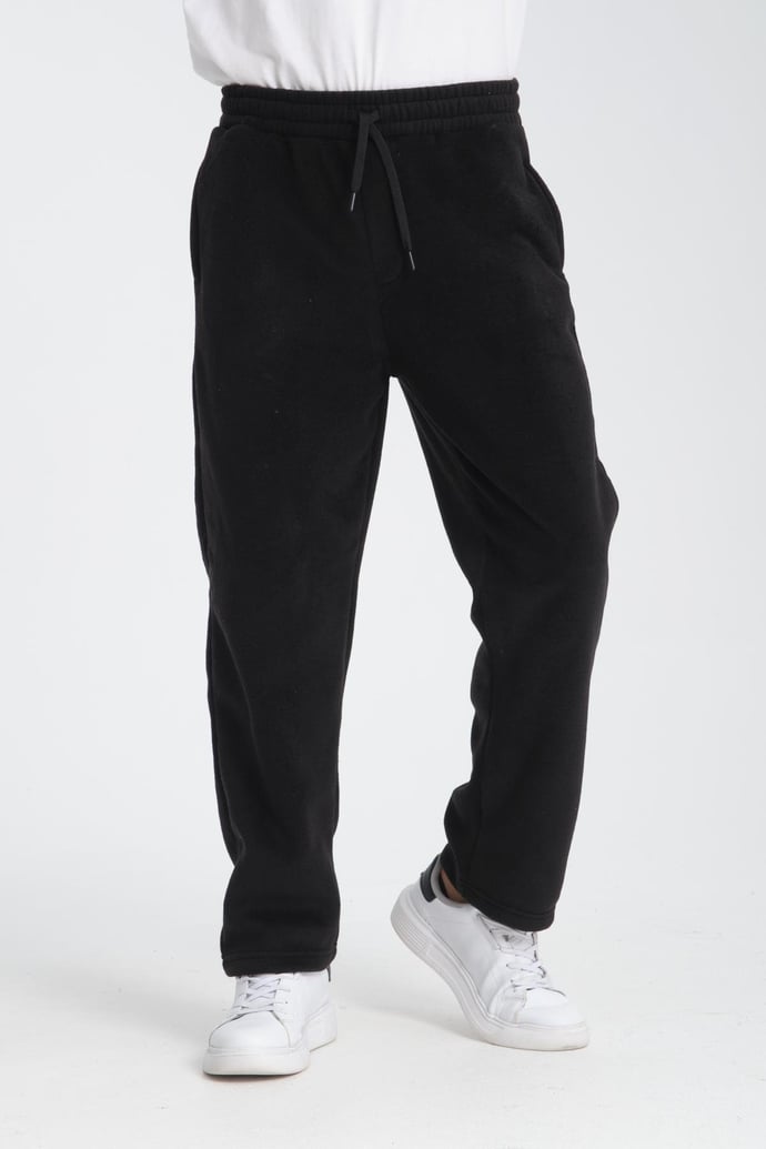 Baggy Kalıp Polar Kumaş Jogger Pantolon - Justyol