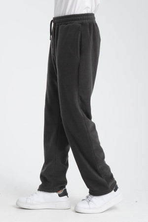 Baggy Kalıp Polar Kumaş Jogger Pantolon - Justyol