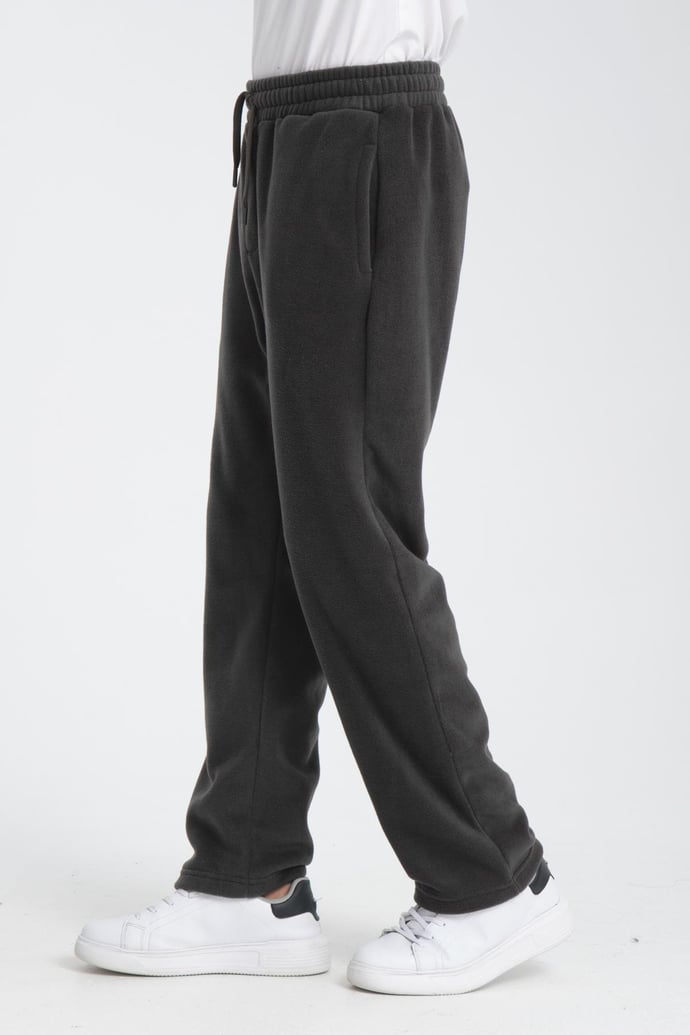 Baggy Kalıp Polar Kumaş Jogger Pantolon - Justyol
