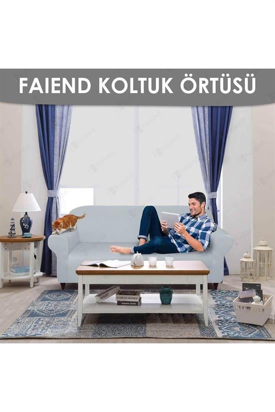 balpeteği 3 kişilik vizon lastikli kanepe örtüsü | lastikli koltuk örtüsü | koltuk kilifi - Justyol