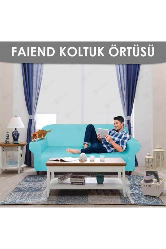 balpeteği 3 kişilik vizon lastikli kanepe örtüsü | lastikli koltuk örtüsü | koltuk kilifi - Justyol