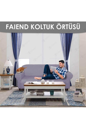 balpeteği 3 kişilik vizon lastikli kanepe örtüsü | lastikli koltuk örtüsü | koltuk kilifi - Justyol