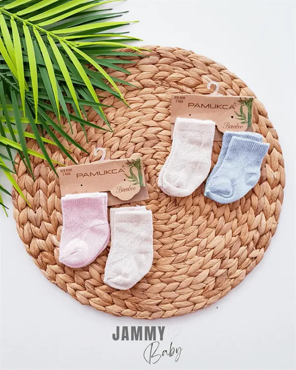 bamboo patterned socket socks - Justyol