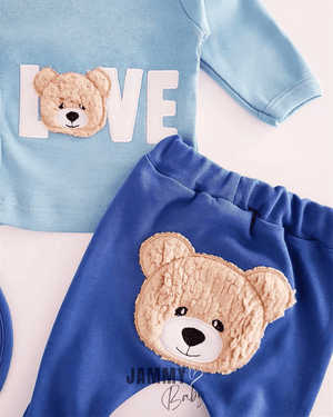 bear love 5 parça yenidoğan set - Justyol