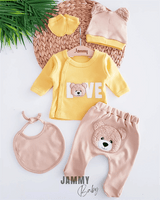 bear love 5 parça yenidoğan set - Justyol
