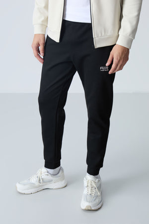 hugo gri melanj - siyah jogger erkek eşofman takim - 85198 - Justyol