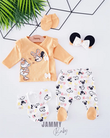 best friends 5 piece newborn set - pink - Justyol