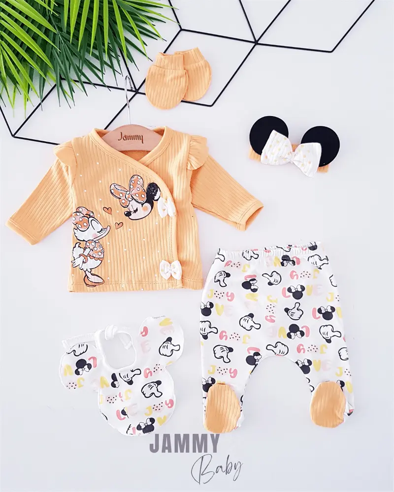 best friends 5 piece newborn set - pink - Justyol