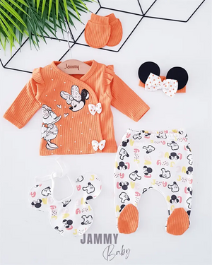 best friends 5 piece newborn set - pink - Justyol