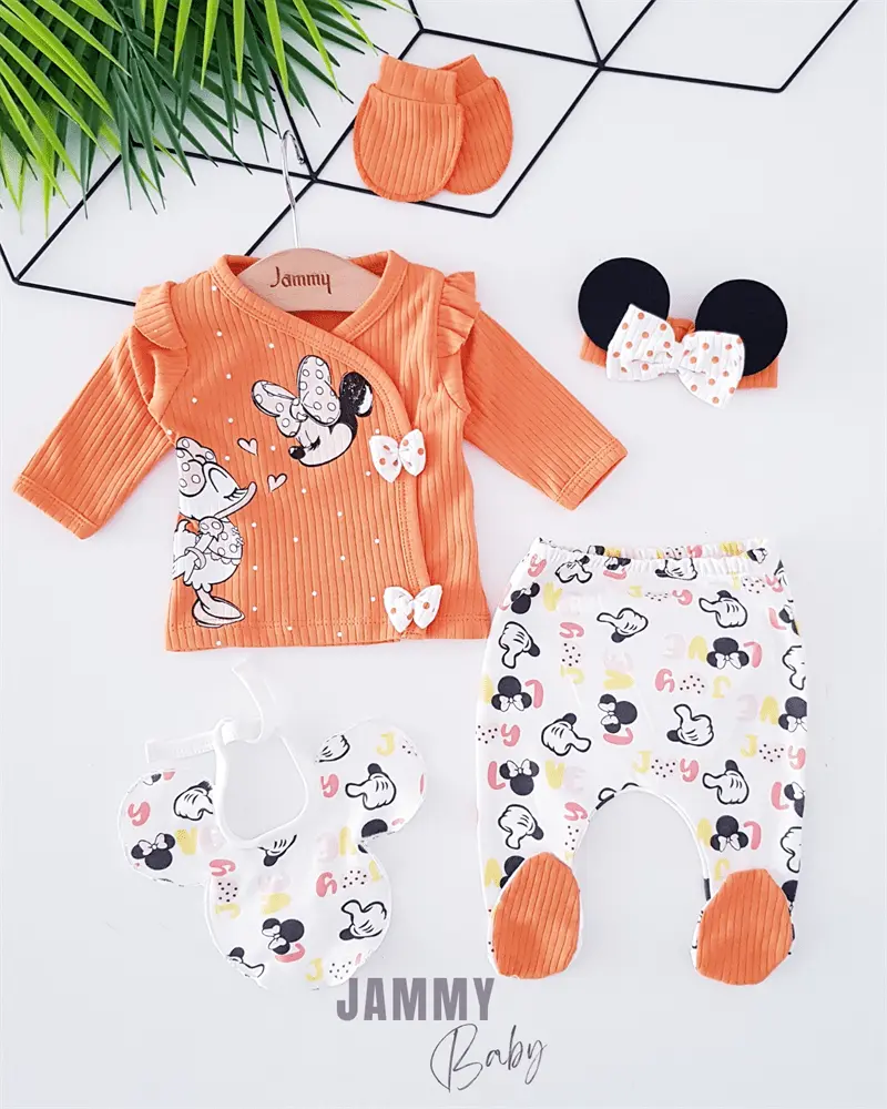 best friends 5 piece newborn set - pink - Justyol