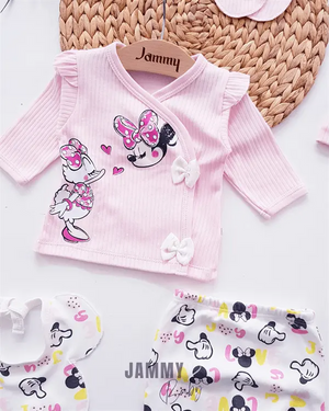 best friends 5 piece newborn set - pink - Justyol
