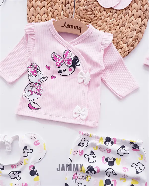 best friends 5 piece newborn set - pink - Justyol