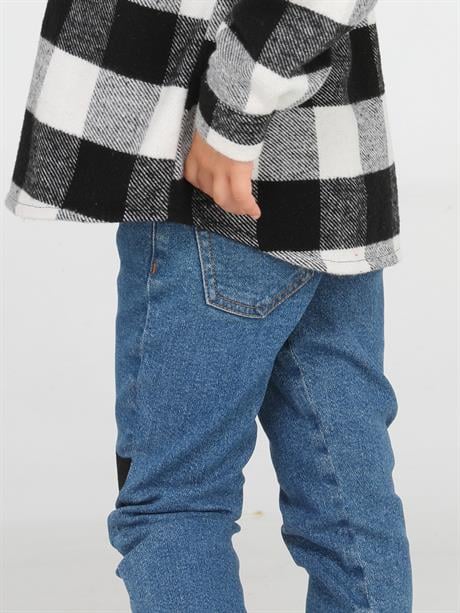 black cat kiz çocuk denim pantolon - Justyol
