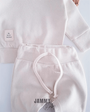 boris waffle textured 2 piece set - Justyol