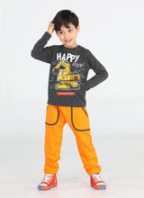 bulldozer erkek çocuk pantolon + t-shirt takim - Justyol
