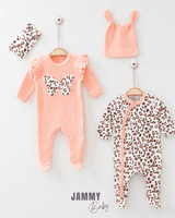 butterfly leopar 2li kombin tulum set - kirmizi - Justyol