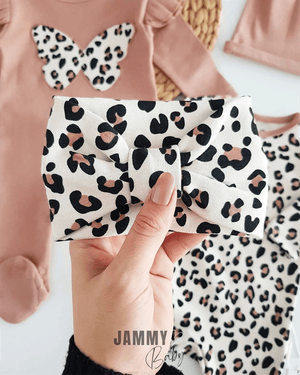 butterfly leopar 2li kombin tulum set - kirmizi - Justyol