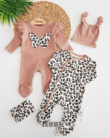 butterfly leopar 2li kombin tulum set - kirmizi - Justyol