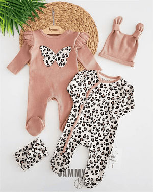 butterfly leopar 2li kombin tulum set - kirmizi - Justyol