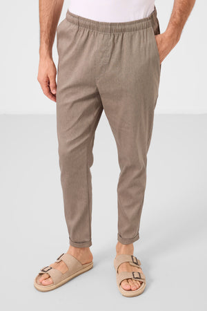 standart fit dokuma hafif esnek chino erkek pantolon - 82178 - Justyol