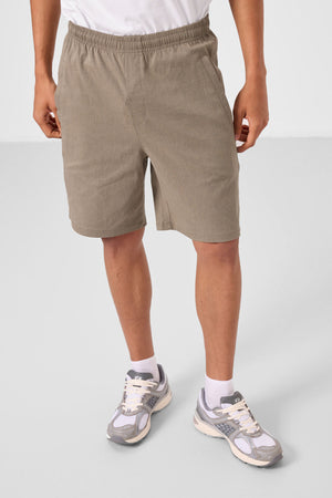 standart fit dokuma hafif esnek chino erkek şort - 81292 - Justyol