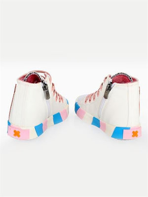 ceylan beyaz ortopedik destekli kiz çocuk sneakers k - Justyol
