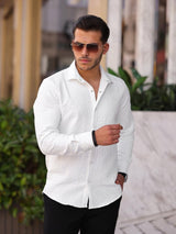 Men's Casual Shirt - Patterned with Cabotine Lines - Justyol