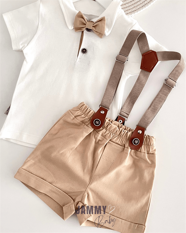 dustin suspender shorts 2 - piece set - Justyol