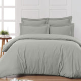 Housse de lit coton satiné 300 fils - 4 pièces (sans couette)