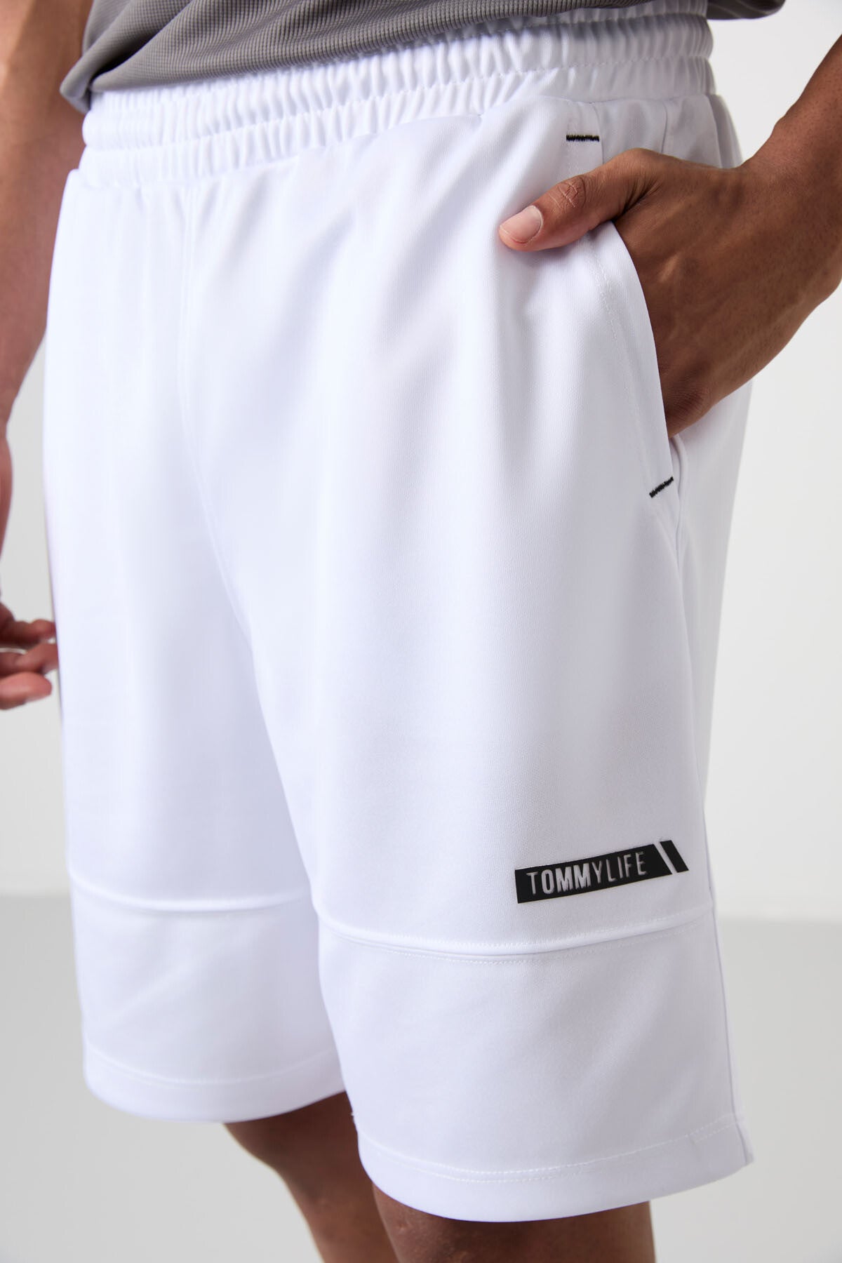 polyester kalin yumuşak comfort fit erkek şort - 81272 - Justyol