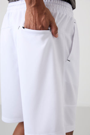 polyester kalin yumuşak comfort fit erkek şort - 81272 - Justyol