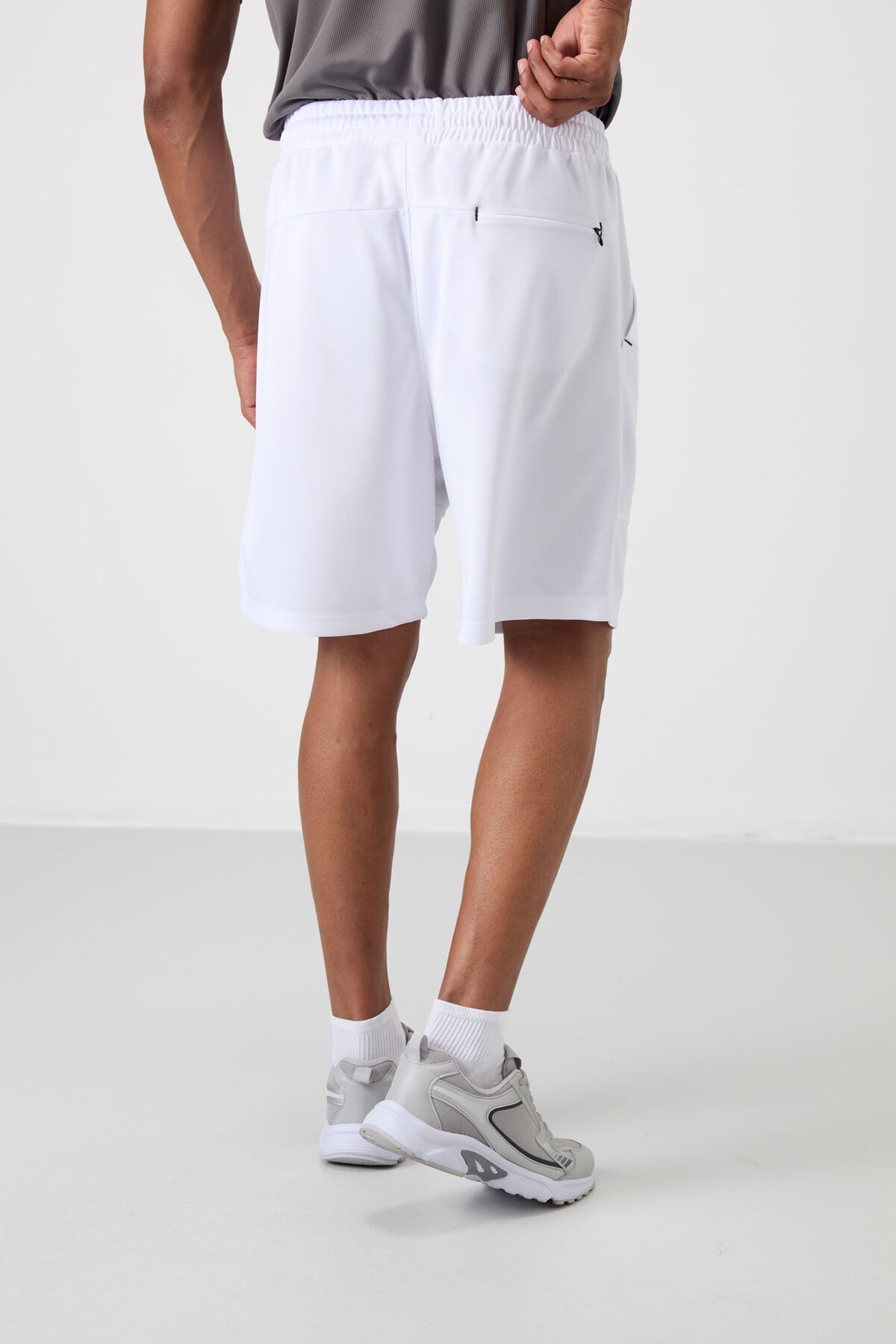 polyester kalin yumuşak comfort fit erkek şort - 81272 - Justyol