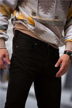 etnik desen oversize sweatshirt - Justyol