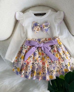 Girls' casual children set - 4 pieces - Justyol
